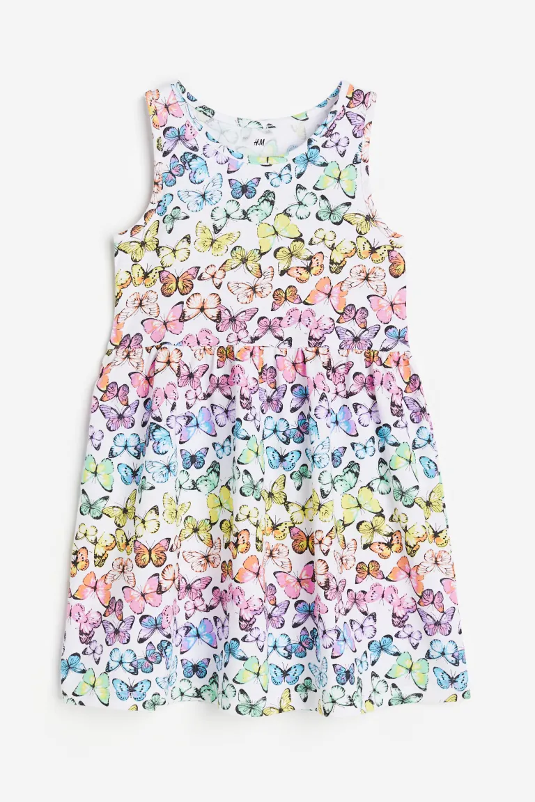 Patterned Cotton Dress - Image 2