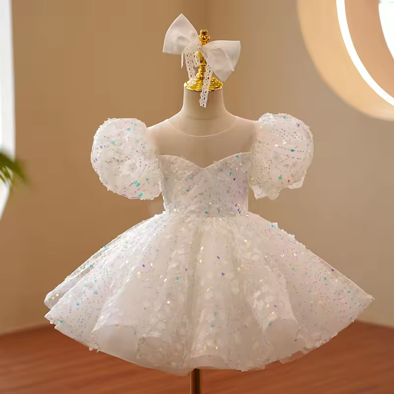 Birthday Party Exquisite Embroidery Kids Girl Dress