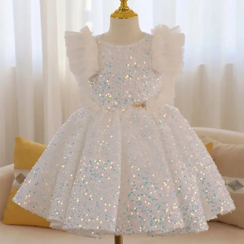 Birthday Party Exquisite Embroidery Kids Girl Dress - Image 2