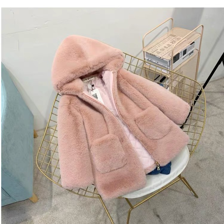 Winter Thick Warm Fake Faux Mink Fur Coat - Image 2