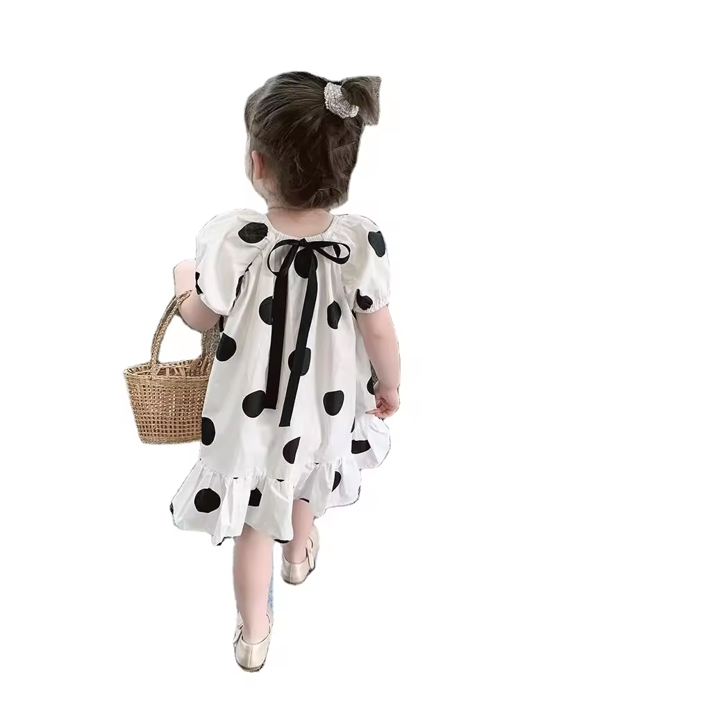 Polka Dot Skirt Little Princess Skirt - Image 4