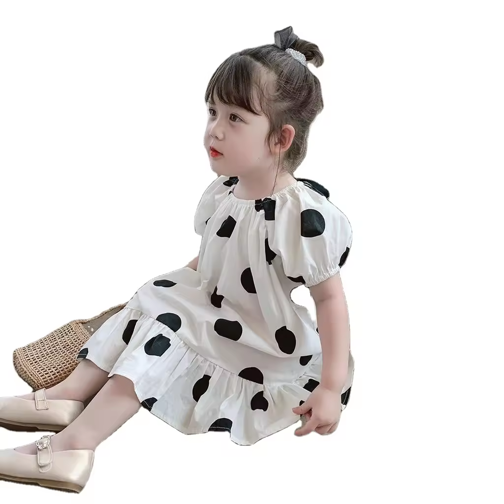 Polka Dot Skirt Little Princess Skirt - Image 2