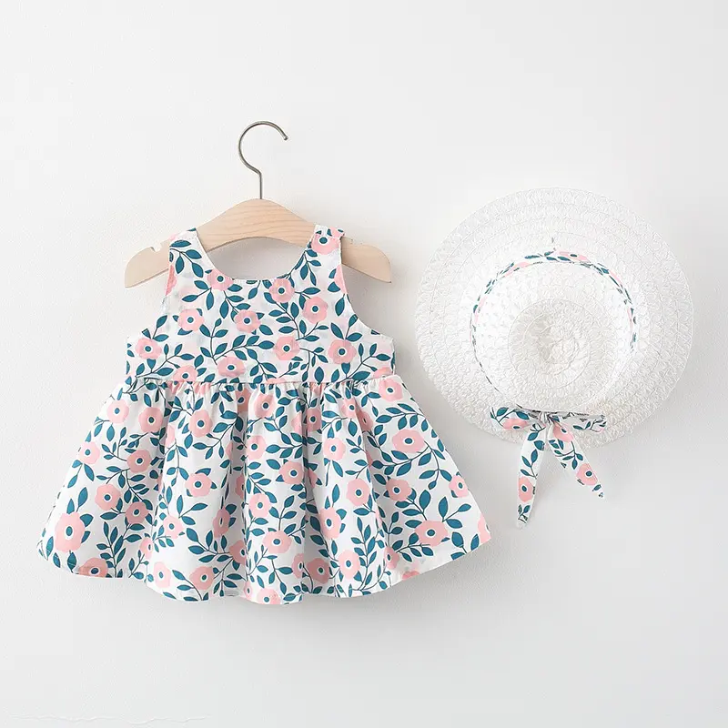 Fashion children's baby girl version dress summer style skirt - Image 4