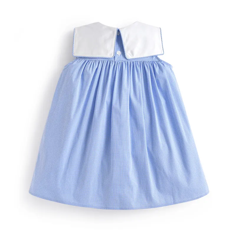 Baby Girl Dress Bunny Embroidery Cotton Comfortable Kids Dress - Image 2