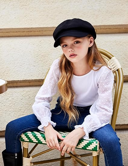 Ruffle Polka Pullover Cute Round Neck Long Sleeved Shirt - Image 6